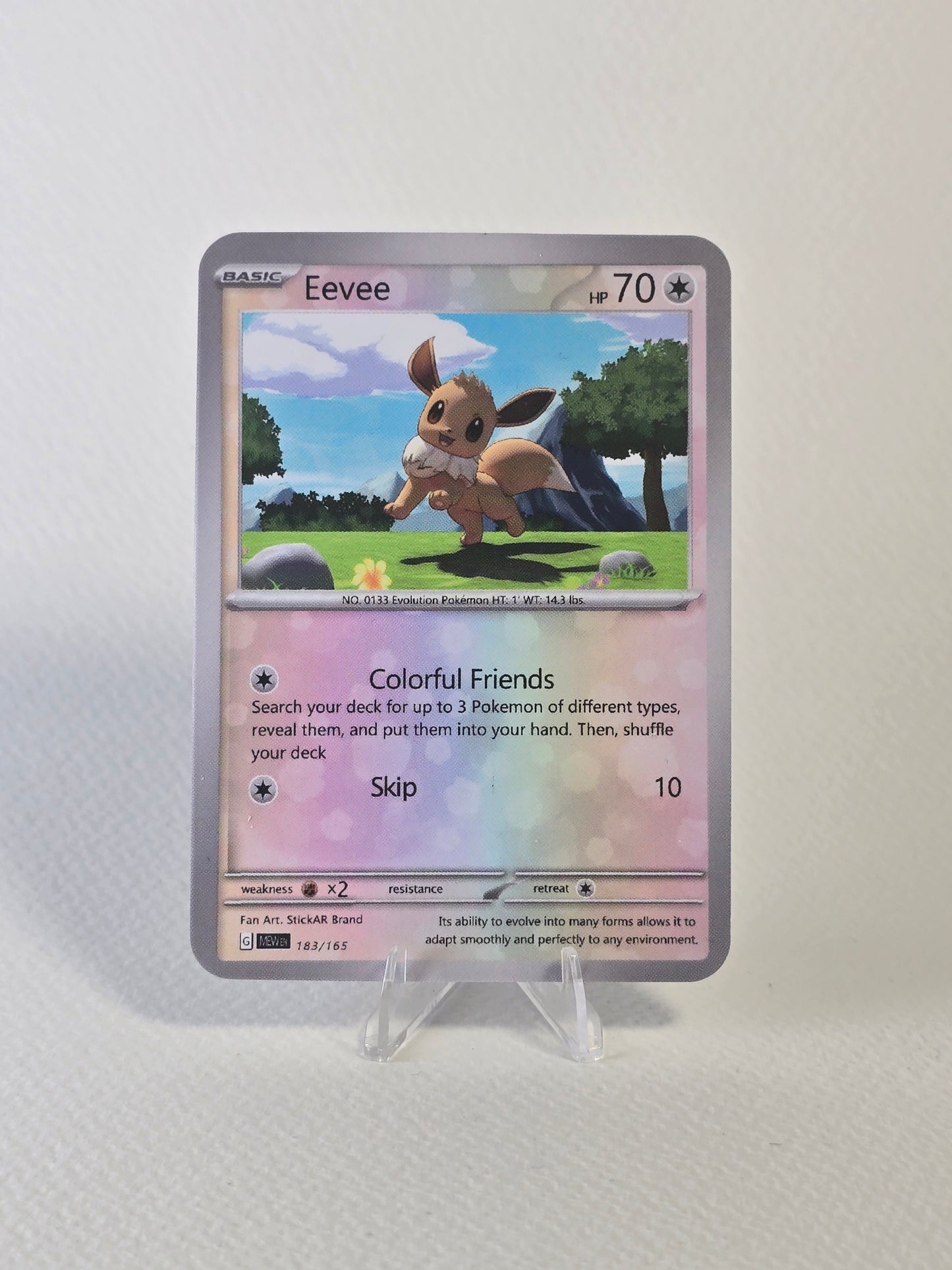 Eevee AR Card (1st Edition)