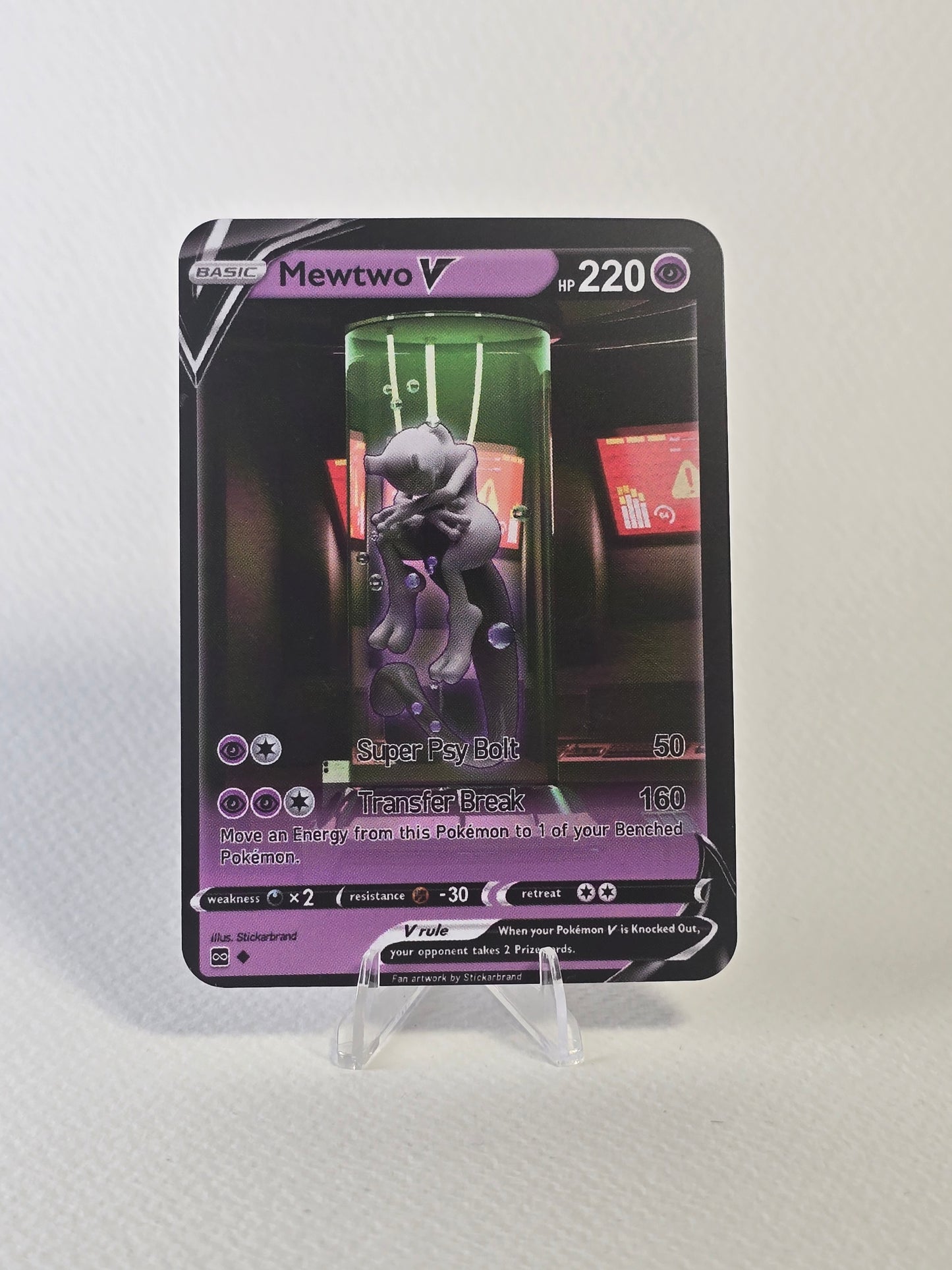 Mewtwo V AR Card