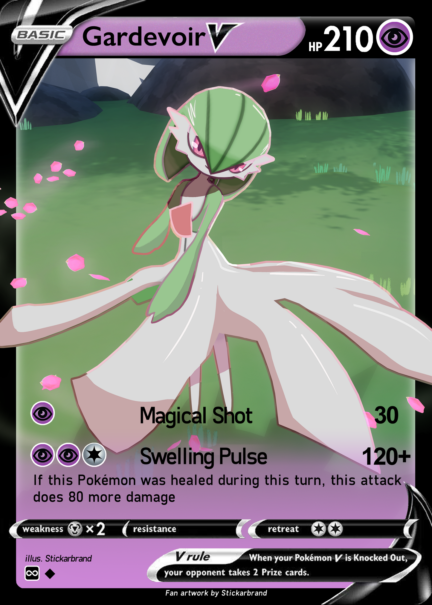 Gardevoir V AR Card (1st Edition)