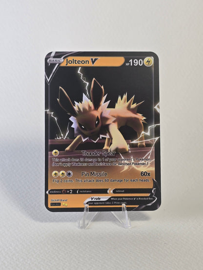 Jolteon V AR Card (1st Edition)
