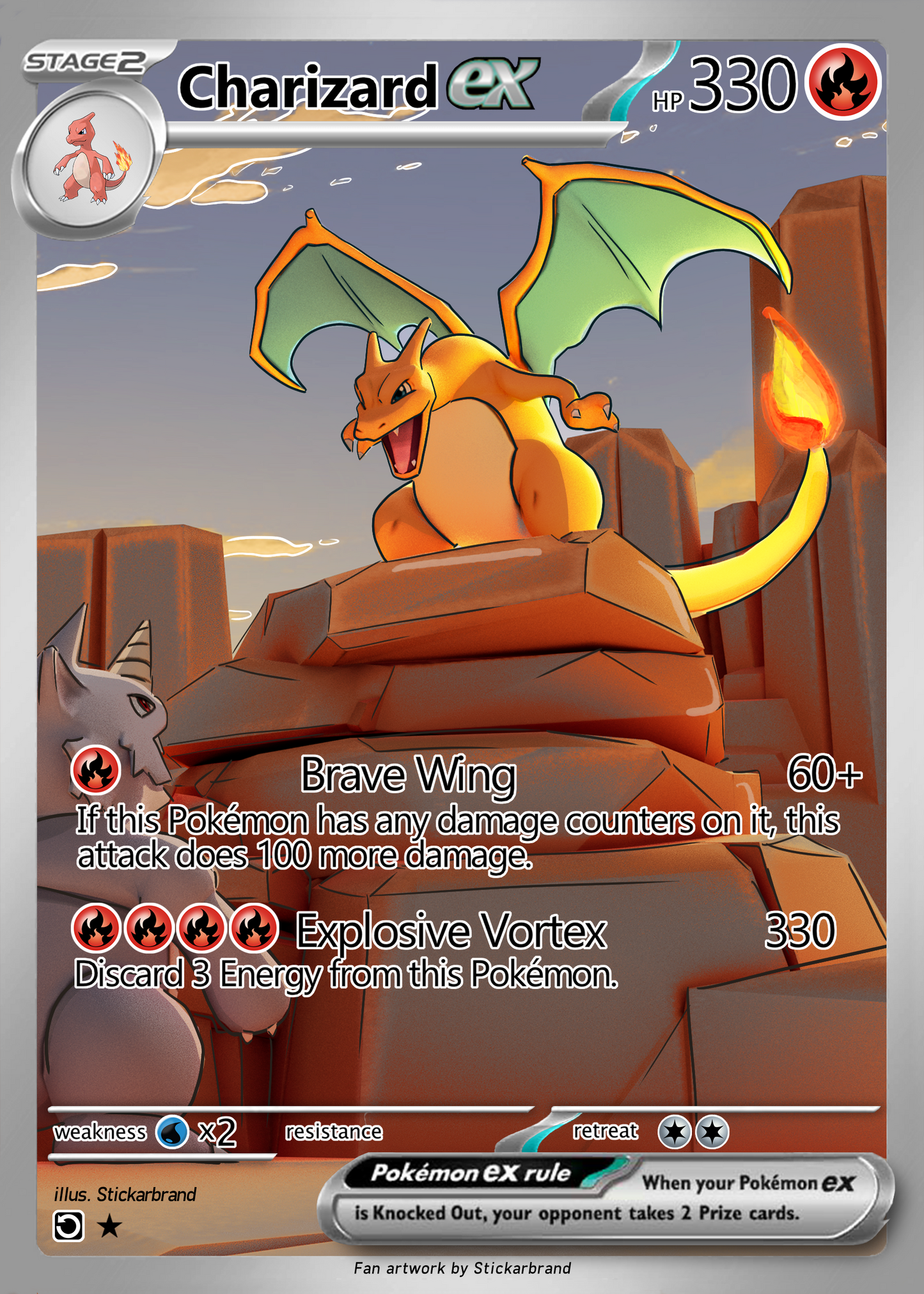 Charizard EX AR Card