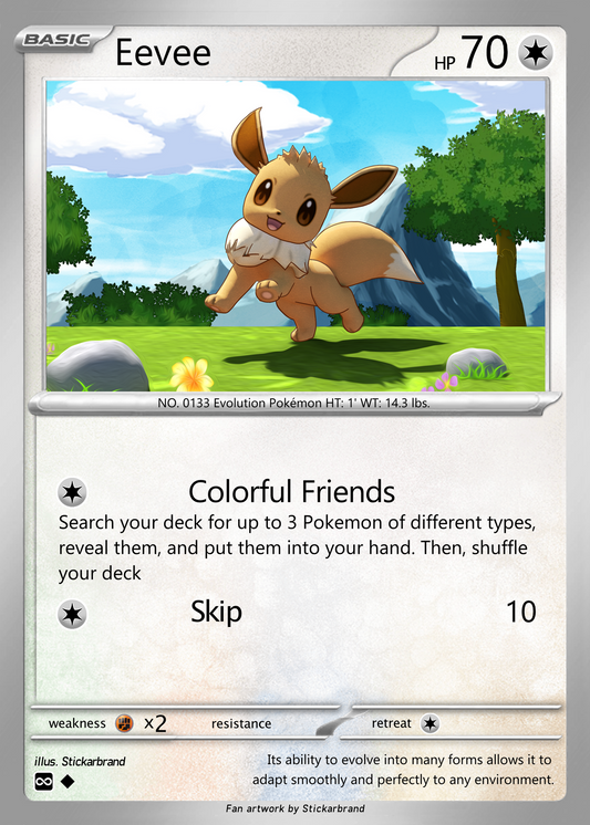 Eevee AR Card (1st Edition)