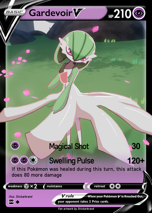 Gardevoir V AR Card (1st Edition)