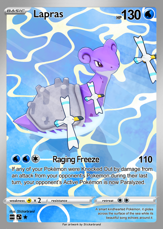 Lapras Shiny AR Card