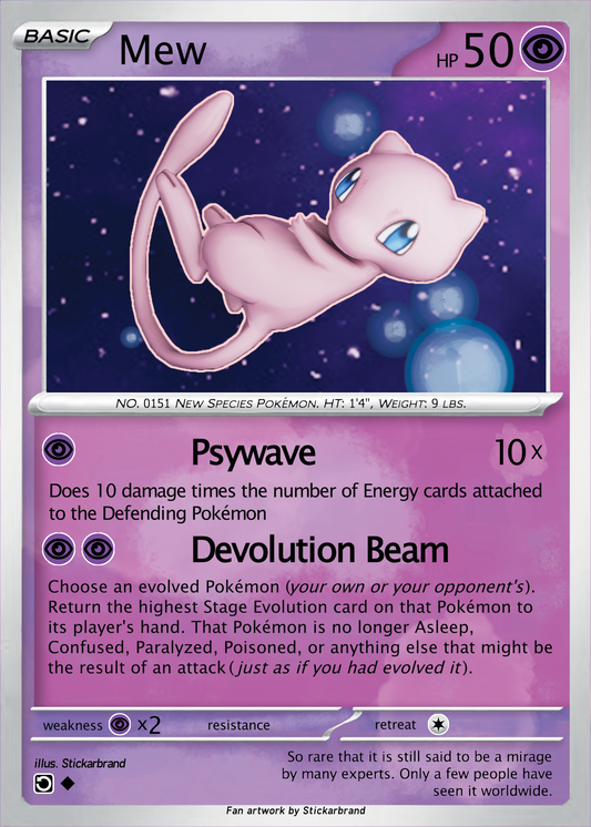 Mew AR Card