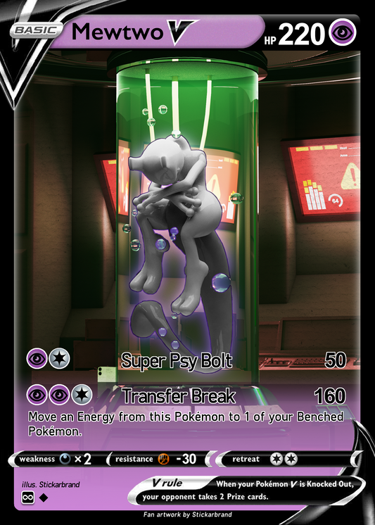 Mewtwo V AR Card