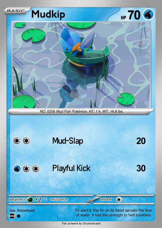 Mudkip AR Card
