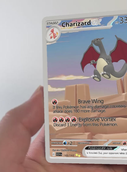 Shiny Charizard EX AR Card (1st Edition)